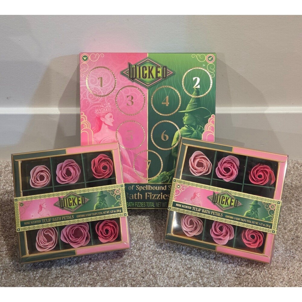 Wicked 7 days of bath fizzies + tulip bath petals